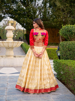 Paithani Duo Co-ord Set in Jacquard Silk