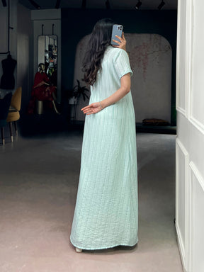 Indo-Fusion Layered Co-Ord Set with Stylish Shrug