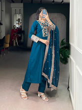 Roman Silk Ethnic Dress Set