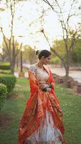 BLUE Paithani Lehenga Choli