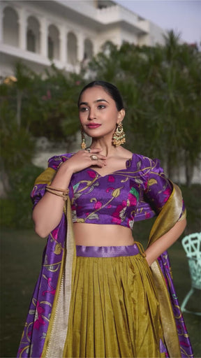 Kalamkari prints Lehenga Choli