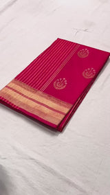 Traditional Banarasi Silk Saree with Gold Zari Work - Ideal for Weddings & Festive Occasions.