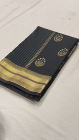 Traditional Banarasi Silk Saree with Gold Zari Work - Ideal for Weddings & Festive Occasions.